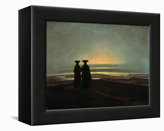 Sunset (Brother), Between 1830 and 1835-Caspar David Friedrich-Framed Premier Image Canvas