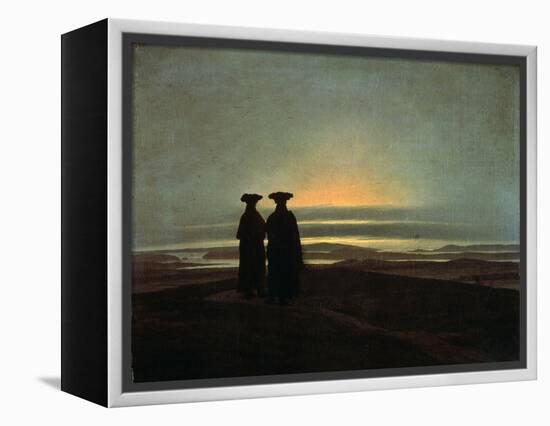 Sunset (Brother), Between 1830 and 1835-Caspar David Friedrich-Framed Premier Image Canvas