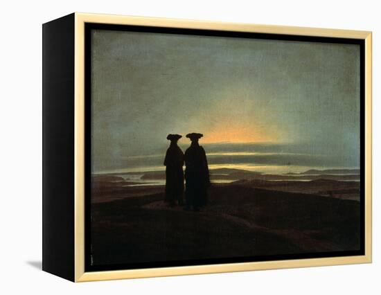 Sunset (Brother), Between 1830 and 1835-Caspar David Friedrich-Framed Premier Image Canvas