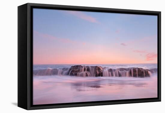 Sunset, Burns Beach, Western Australia, Australia, Pacific-Lynn Gail-Framed Premier Image Canvas