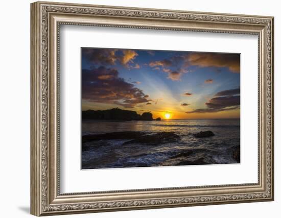 Sunset by the Southern Headland of Beautiful Playa Pelada Beach-Rob Francis-Framed Photographic Print