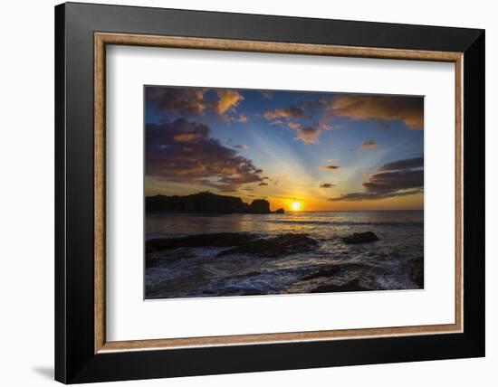 Sunset by the Southern Headland of Beautiful Playa Pelada Beach-Rob Francis-Framed Photographic Print