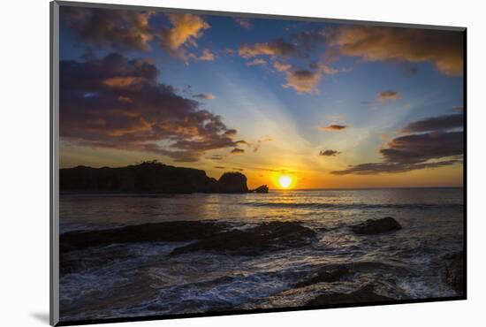 Sunset by the Southern Headland of Beautiful Playa Pelada Beach-Rob Francis-Mounted Photographic Print