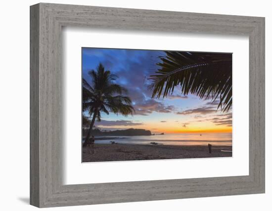 Sunset by the Southern Headland of Beautiful Playa Pelada Beach-Rob Francis-Framed Photographic Print