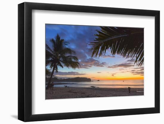 Sunset by the Southern Headland of Beautiful Playa Pelada Beach-Rob Francis-Framed Photographic Print