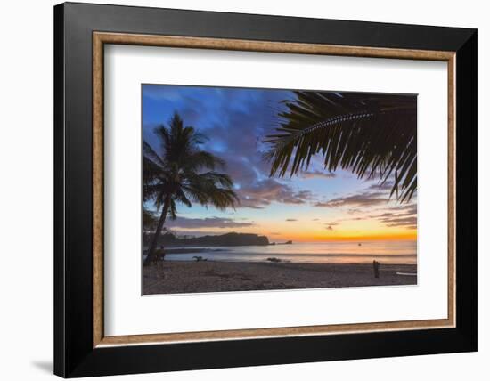 Sunset by the Southern Headland of Beautiful Playa Pelada Beach-Rob Francis-Framed Photographic Print