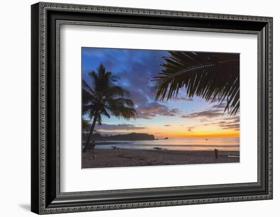 Sunset by the Southern Headland of Beautiful Playa Pelada Beach-Rob Francis-Framed Photographic Print