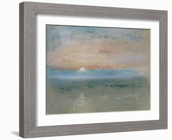 Sunset, C.1830-JMW Turner-Framed Giclee Print