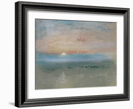 Sunset, C.1830-JMW Turner-Framed Giclee Print