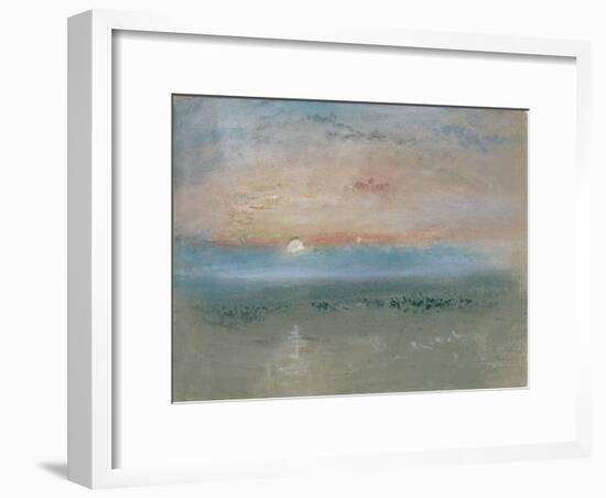 Sunset, C.1830-JMW Turner-Framed Giclee Print