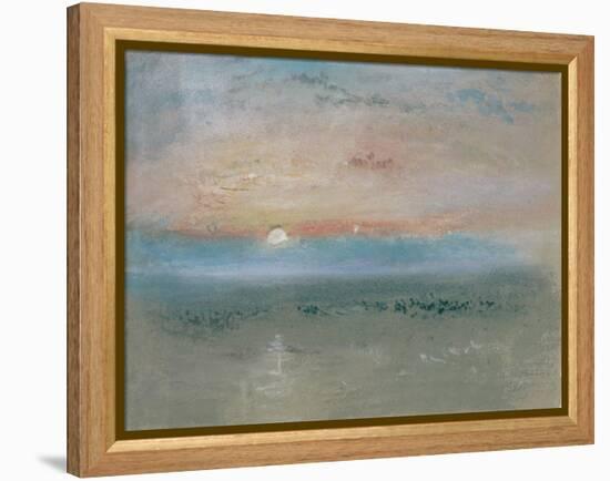 Sunset, C.1830-JMW Turner-Framed Premier Image Canvas