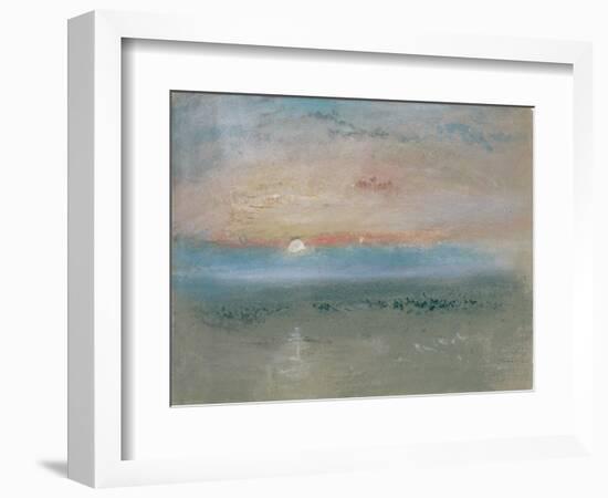 Sunset, C.1830-JMW Turner-Framed Giclee Print