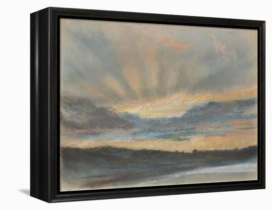 Sunset, c.1850-Ferdinand Victor Eugene Delacroix-Framed Premier Image Canvas