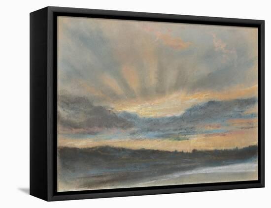 Sunset, c.1850-Ferdinand Victor Eugene Delacroix-Framed Premier Image Canvas