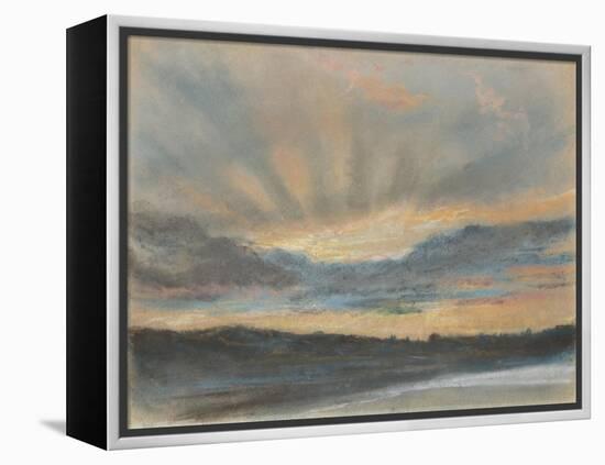 Sunset, c.1850-Ferdinand Victor Eugene Delacroix-Framed Premier Image Canvas