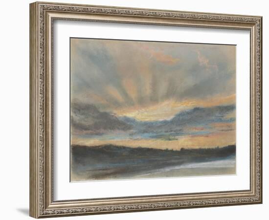 Sunset, c.1850-Ferdinand Victor Eugene Delacroix-Framed Giclee Print