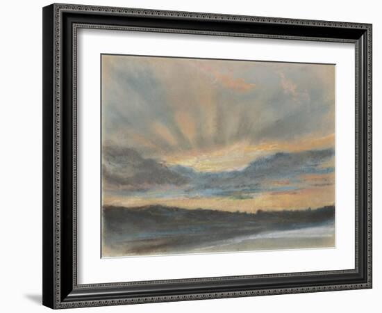 Sunset, c.1850-Ferdinand Victor Eugene Delacroix-Framed Giclee Print