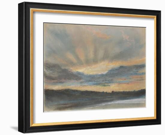 Sunset, c.1850-Ferdinand Victor Eugene Delacroix-Framed Giclee Print