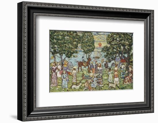 Sunset, c.1918-Maurice Brazil Prendergast-Framed Art Print