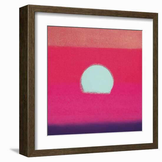 Sunset, c.1972 40/40 (fuchsia)-Andy Warhol-Framed Art Print