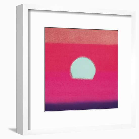 Sunset, c.1972 40/40 (fuchsia)-Andy Warhol-Framed Art Print