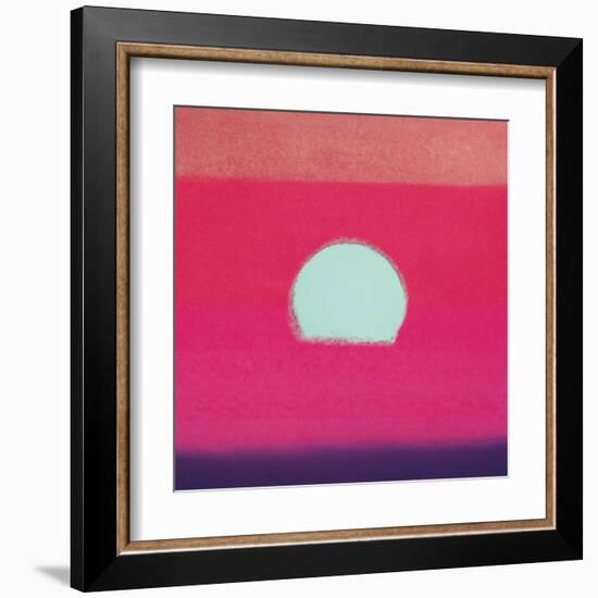 Sunset, c.1972 40/40 (fuchsia)-Andy Warhol-Framed Art Print