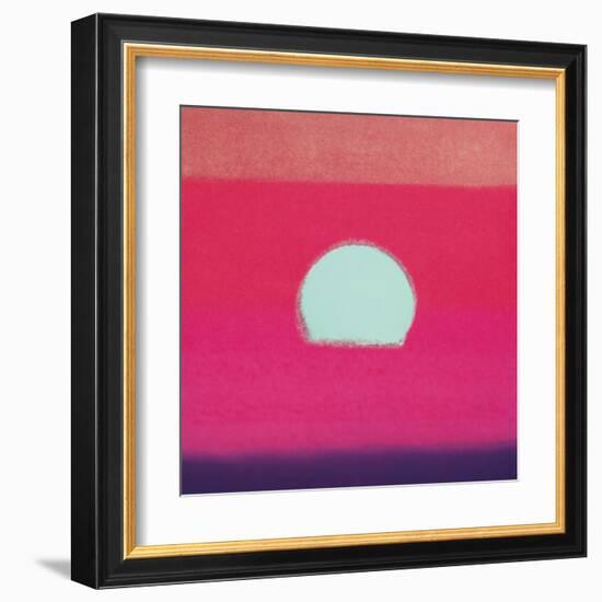 Sunset, c.1972 40/40 (fuchsia)-Andy Warhol-Framed Art Print