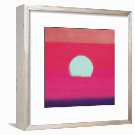 Sunset, c.1972 40/40 (fuchsia)-Andy Warhol-Framed Art Print