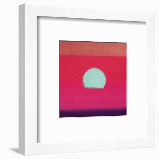 Sunset, c.1972 40/40 (fuchsia)-Andy Warhol-Framed Art Print