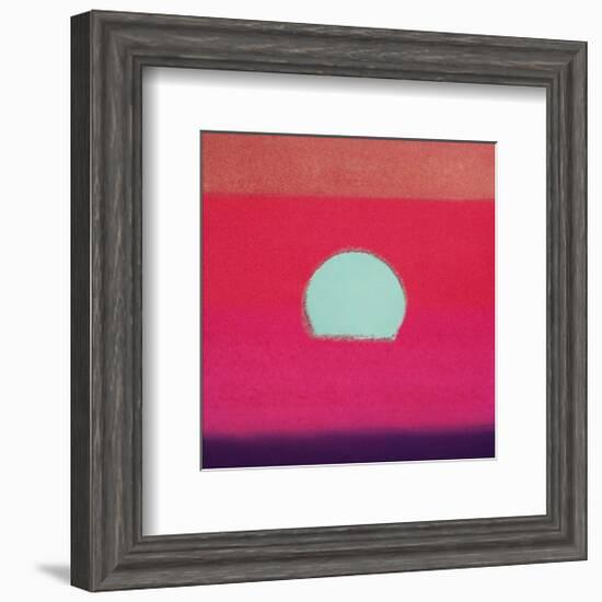 Sunset, c.1972 40/40 (fuchsia)-Andy Warhol-Framed Art Print