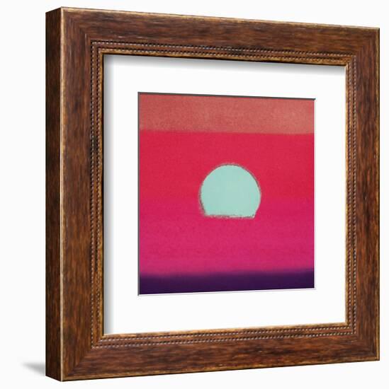 Sunset, c.1972 40/40 (fuchsia)-Andy Warhol-Framed Art Print