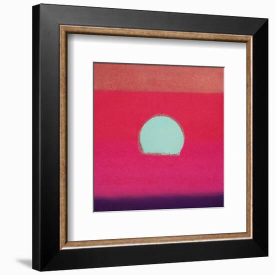 Sunset, c.1972 40/40 (fuchsia)-Andy Warhol-Framed Art Print