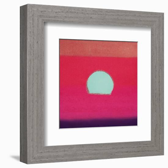 Sunset, c.1972 40/40 (fuchsia)-Andy Warhol-Framed Art Print