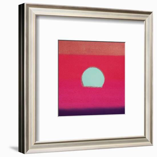 Sunset, c.1972 40/40 (fuchsia)-Andy Warhol-Framed Art Print