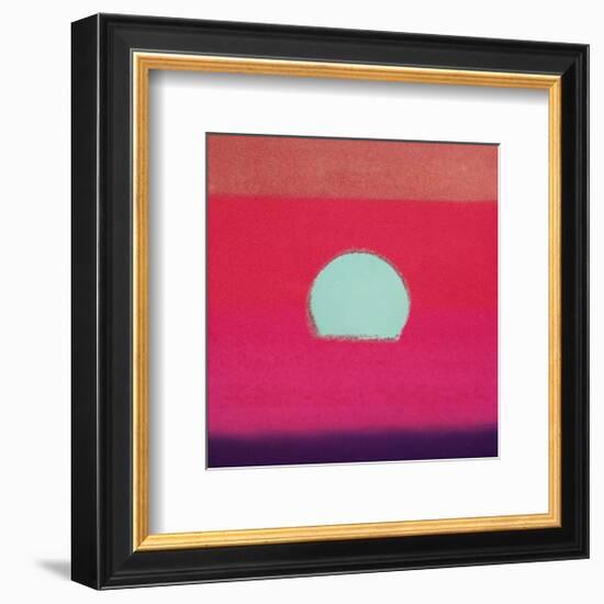 Sunset, c.1972 40/40 (fuchsia)-Andy Warhol-Framed Art Print