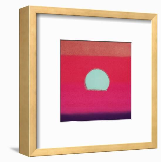 Sunset, c.1972 40/40 (fuchsia)-Andy Warhol-Framed Art Print