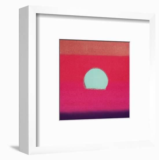 Sunset, c.1972 40/40 (fuchsia)-Andy Warhol-Framed Art Print