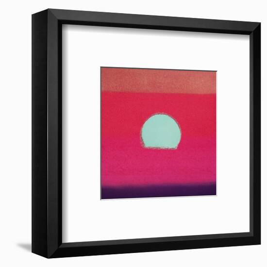 Sunset, c.1972 40/40 (fuchsia)-Andy Warhol-Framed Art Print