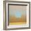 Sunset, c.1972 40/40 (gold, blue)-Andy Warhol-Framed Art Print