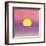 Sunset, c.1972 40/40 (lavender)-Andy Warhol-Framed Art Print