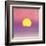 Sunset, c.1972 40/40 (lavender)-Andy Warhol-Framed Art Print