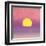 Sunset, c.1972 40/40 (lavender)-Andy Warhol-Framed Art Print