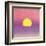 Sunset, c.1972 40/40 (lavender)-Andy Warhol-Framed Art Print