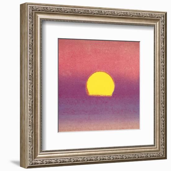 Sunset, c.1972 40/40 (lavender)-Andy Warhol-Framed Art Print