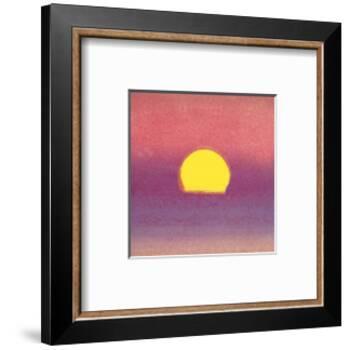 Sunset, c.1972 40/40 (lavender)-Andy Warhol-Framed Art Print