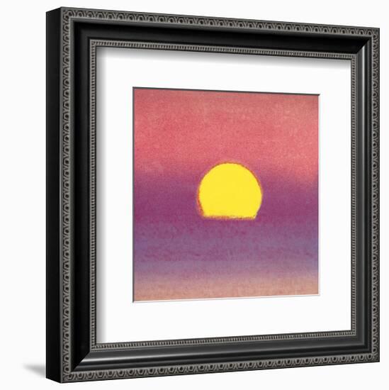 Sunset, c.1972 40/40 (lavender)-Andy Warhol-Framed Art Print