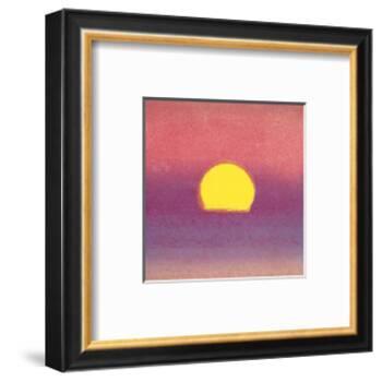 Sunset, c.1972 40/40 (lavender)-Andy Warhol-Framed Art Print