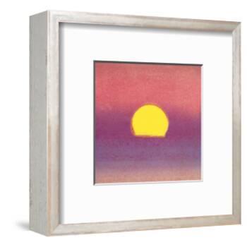 Sunset, c.1972 40/40 (lavender)-Andy Warhol-Framed Art Print