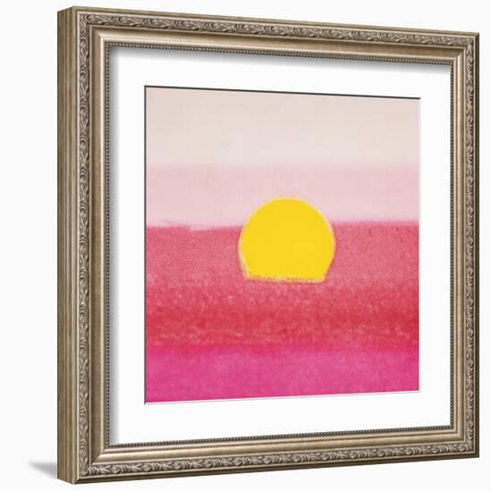 Sunset, c.1972 40/40 (pink)-Andy Warhol-Framed Art Print