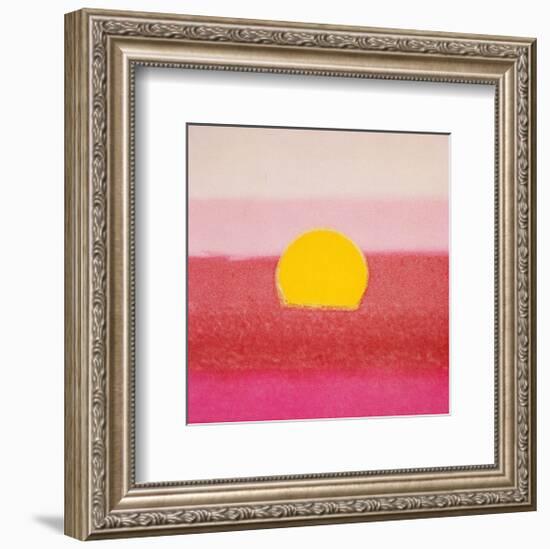 Sunset, c.1972 40/40 (pink)-Andy Warhol-Framed Art Print